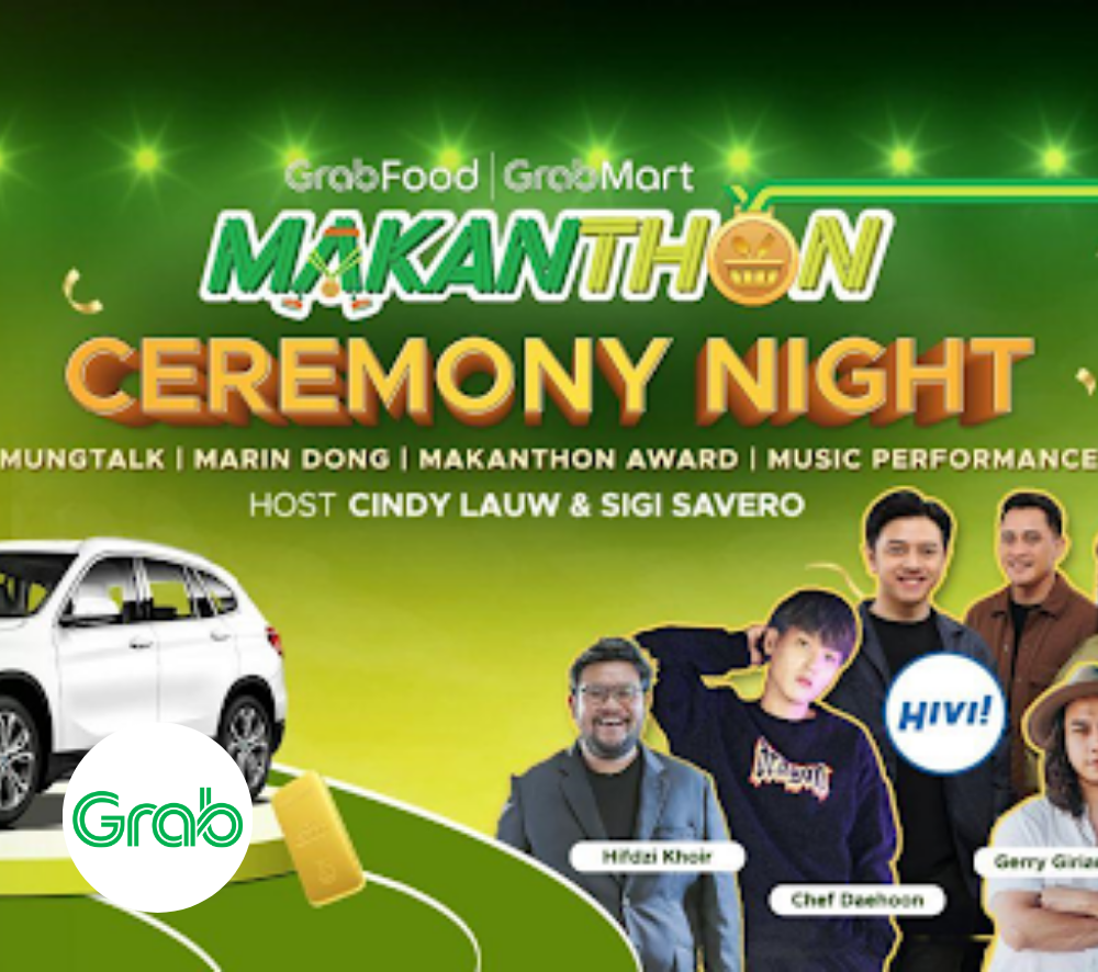 Grab: Directing traffic to Grab Makanthon 2021 ceremony night live stream
